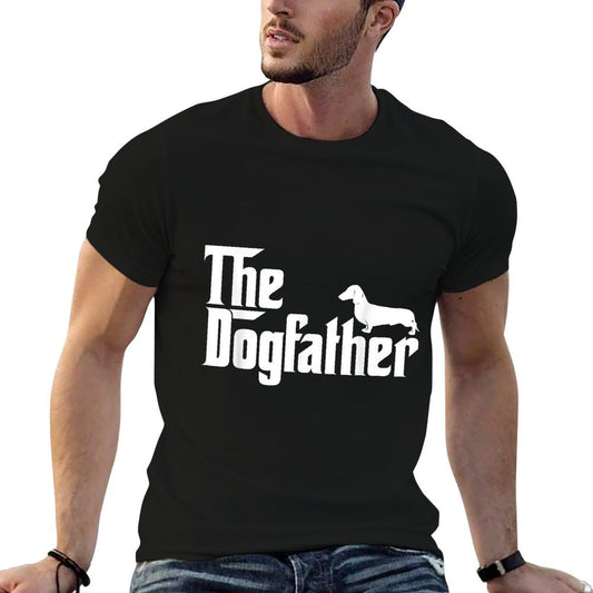 The Dogfather Dachshund Funny Father Dog Lover T-Shirt