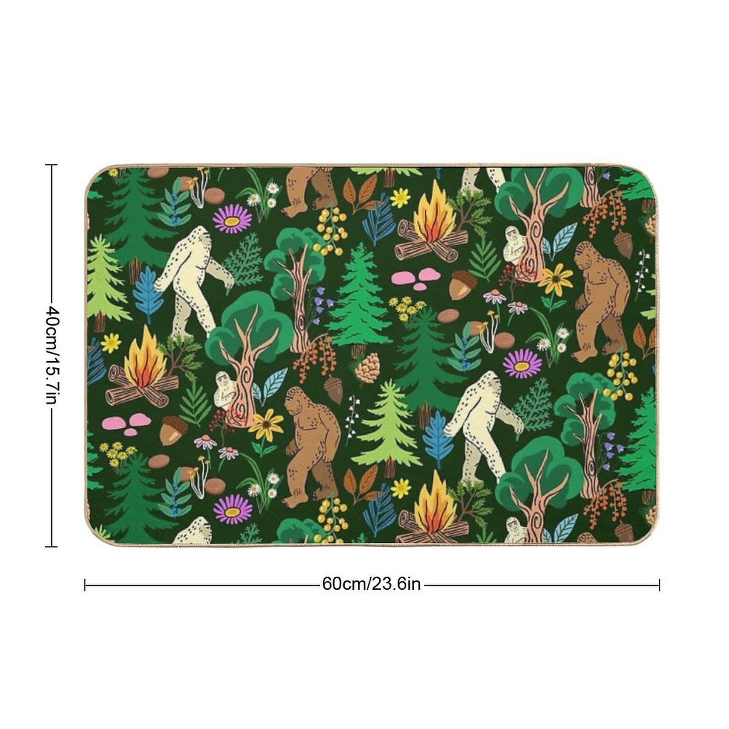 The Forest Dwellers Durable Bath Mat