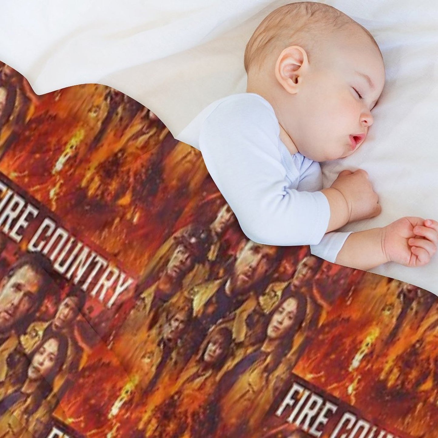 Fire Country - Burned Throw Blanket