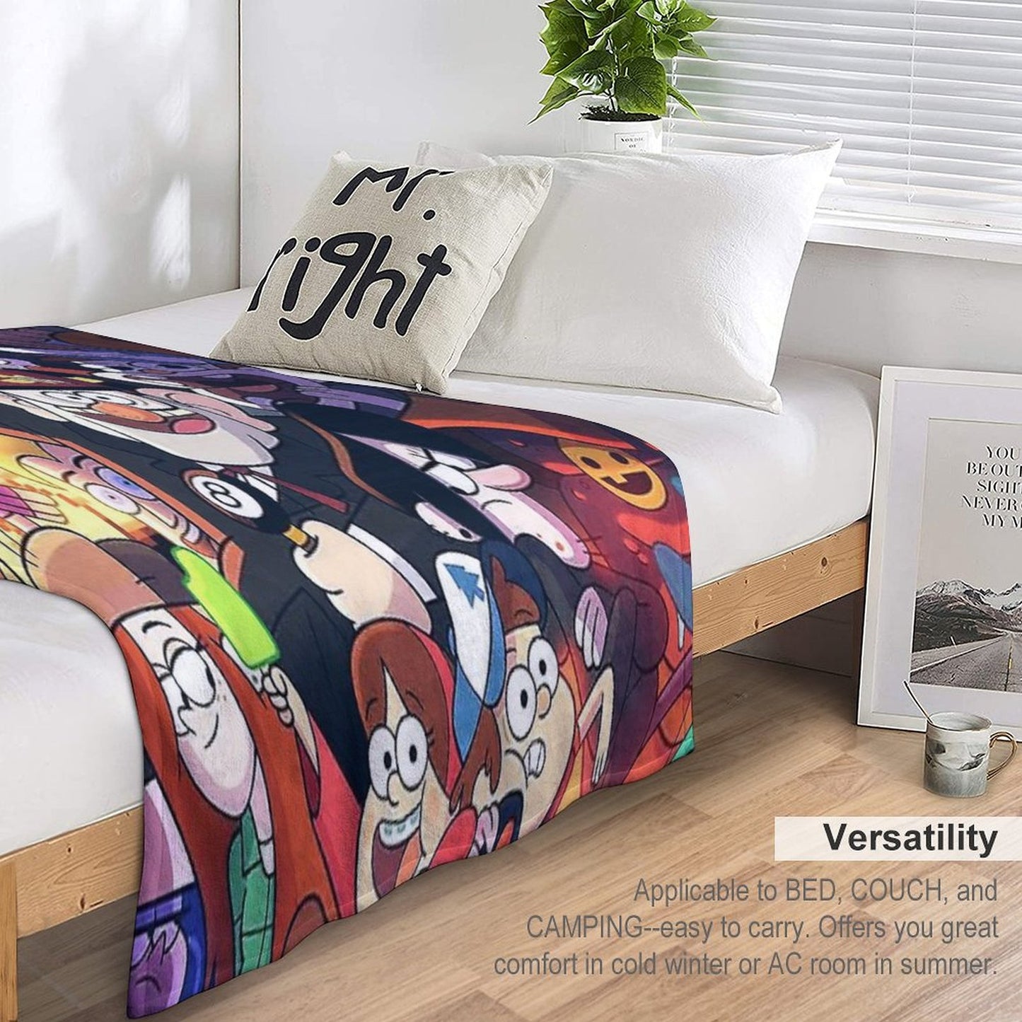 Gravity Falls Throw Blanket