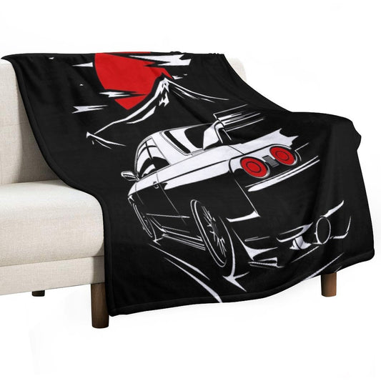 Nissan Skyline GTR 32 Haruna Throw Blanket