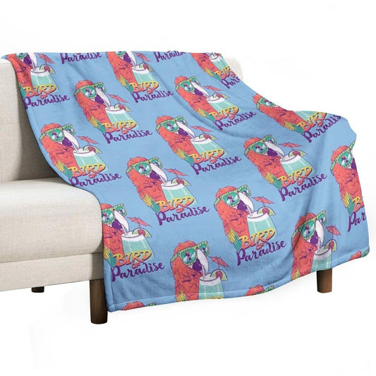 Bird Of Paradise Throw Blanket