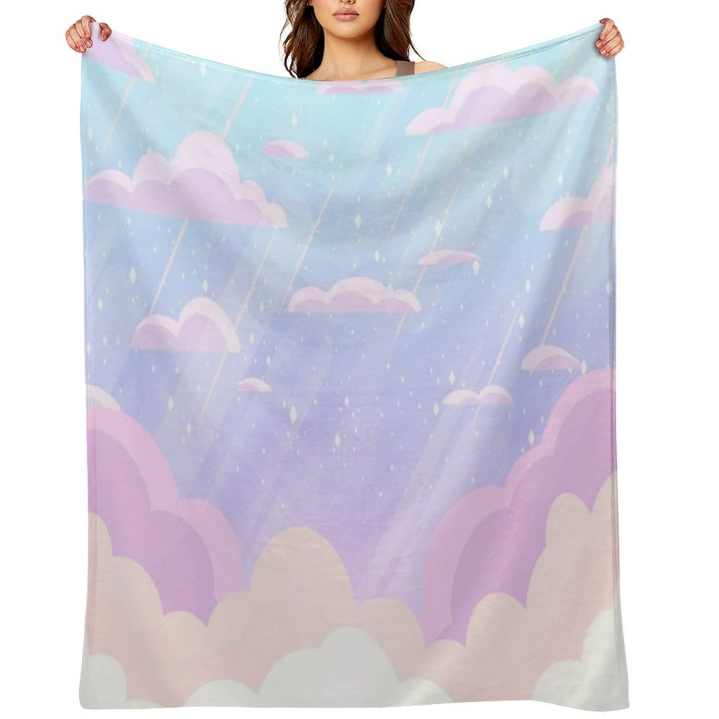 Pastel Heaven Throw Blanket