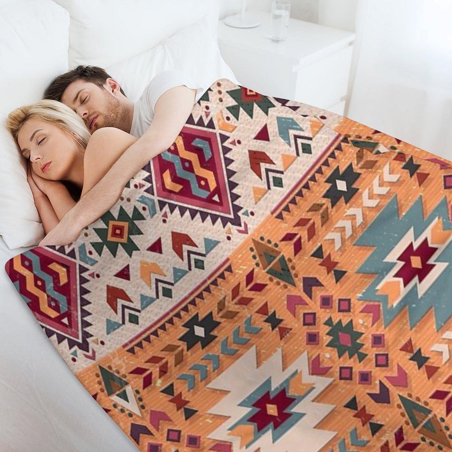Navajo Design Throw Blanket