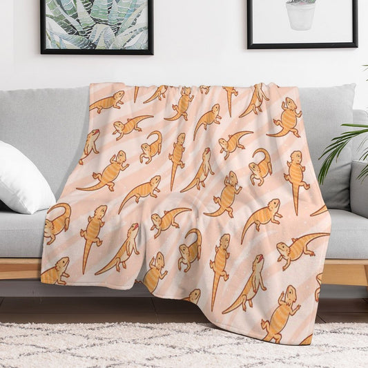 Bearded Dragons Throw Blanket