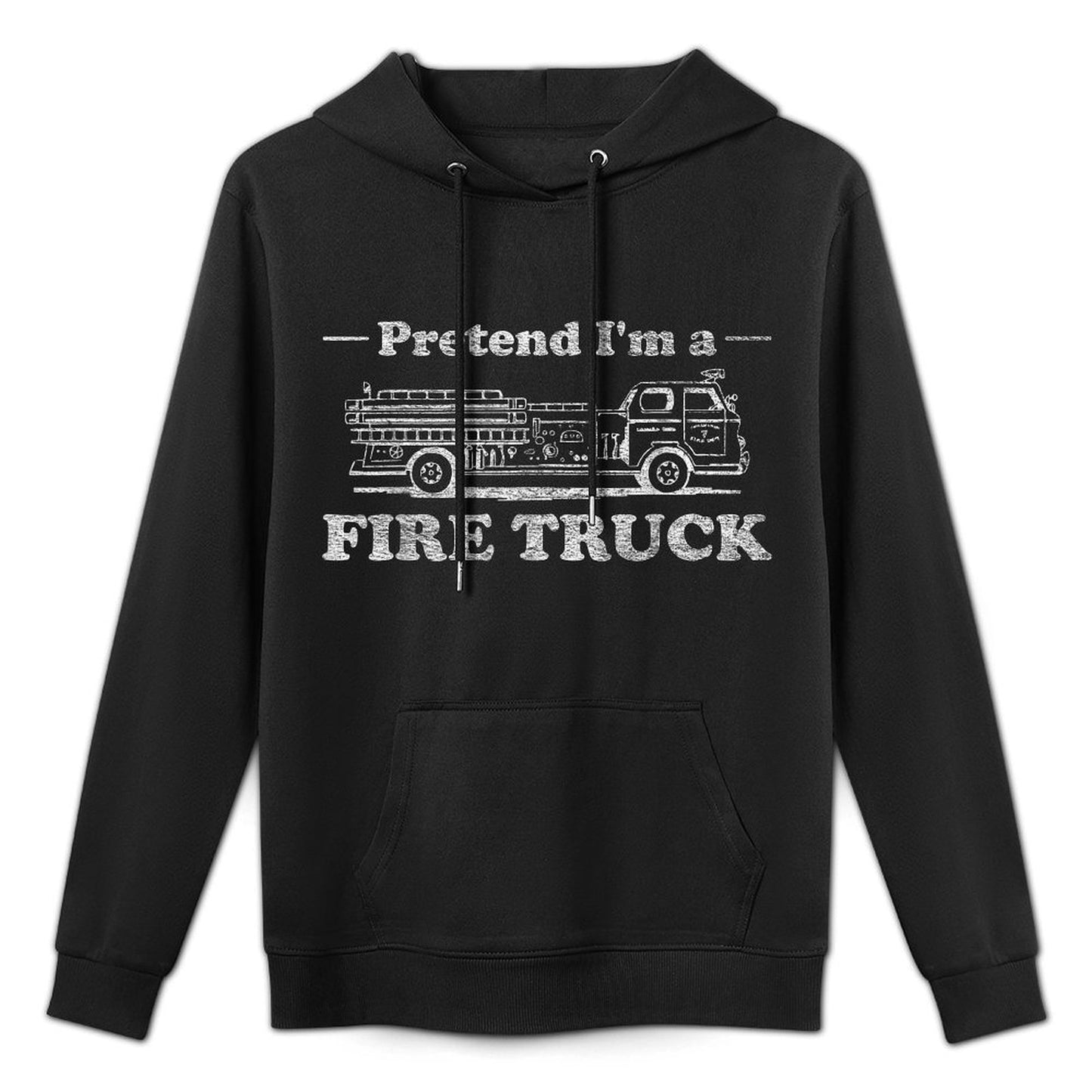 FIRE TRUCK HALLOWEEN COSTUME PRETEND IM A FIRE TRUCK Durable Construction Hoodie