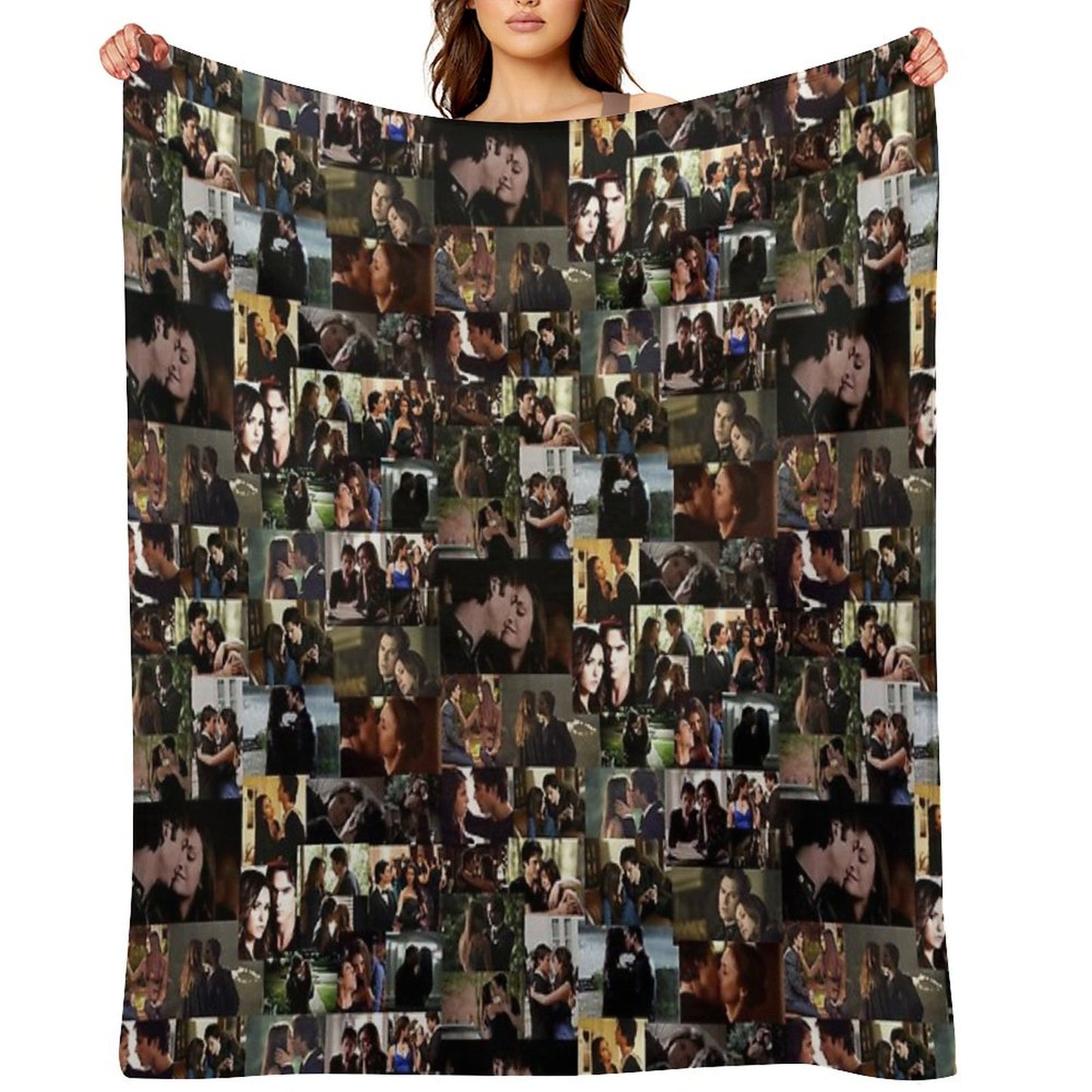 Delena Ship Throw Blanket