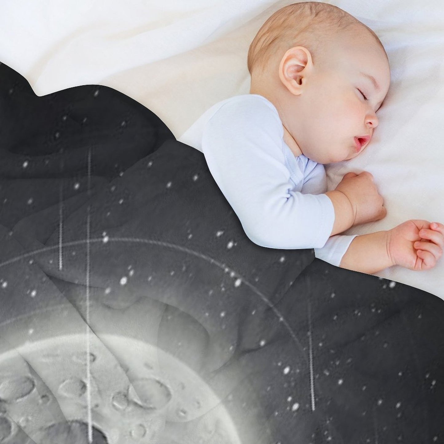 The Moon Throw Blanket