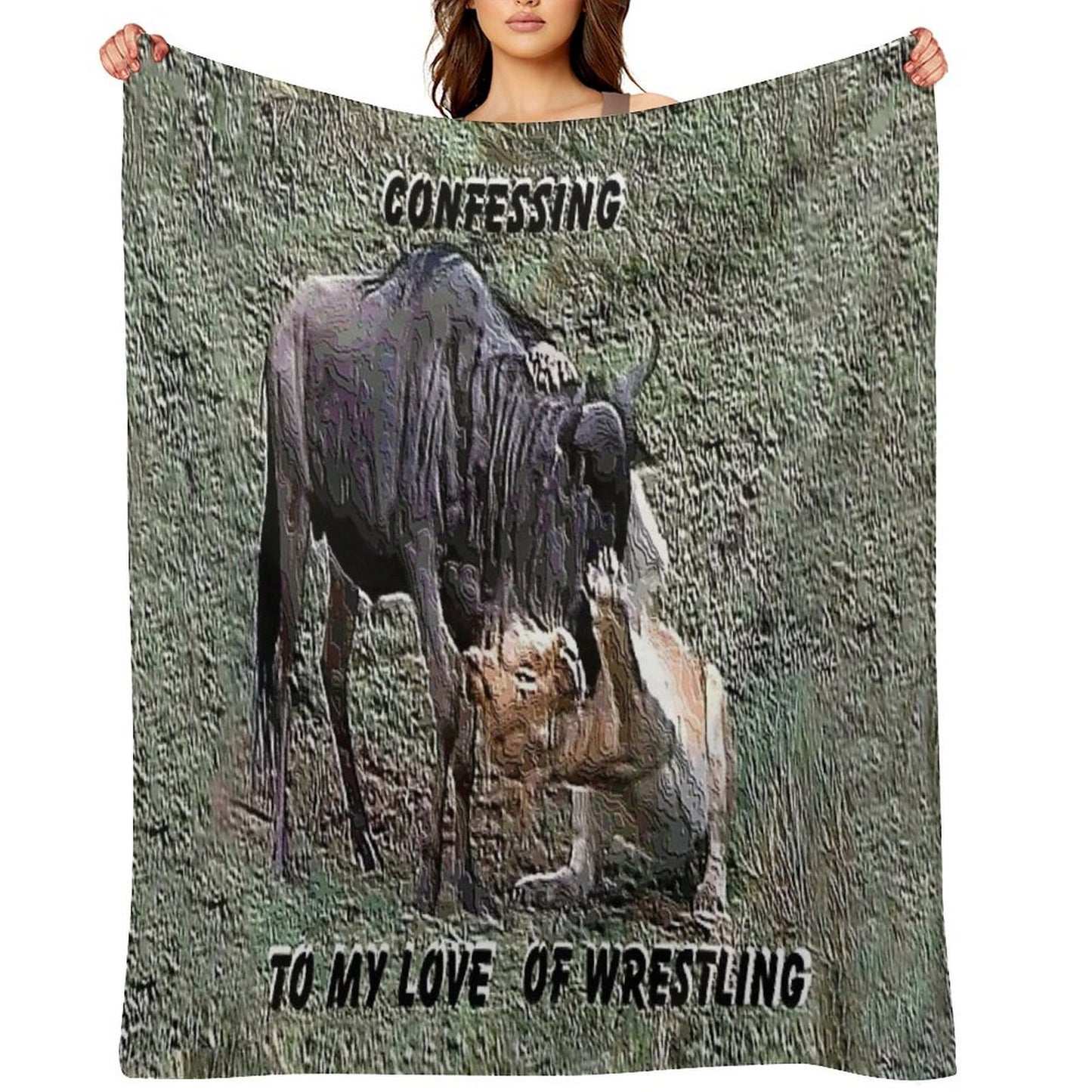 Wrestling For Life Throw Blanket