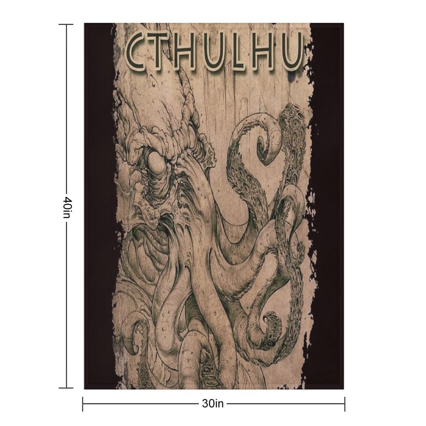 Cthulhu The Ancient Throw Blanket