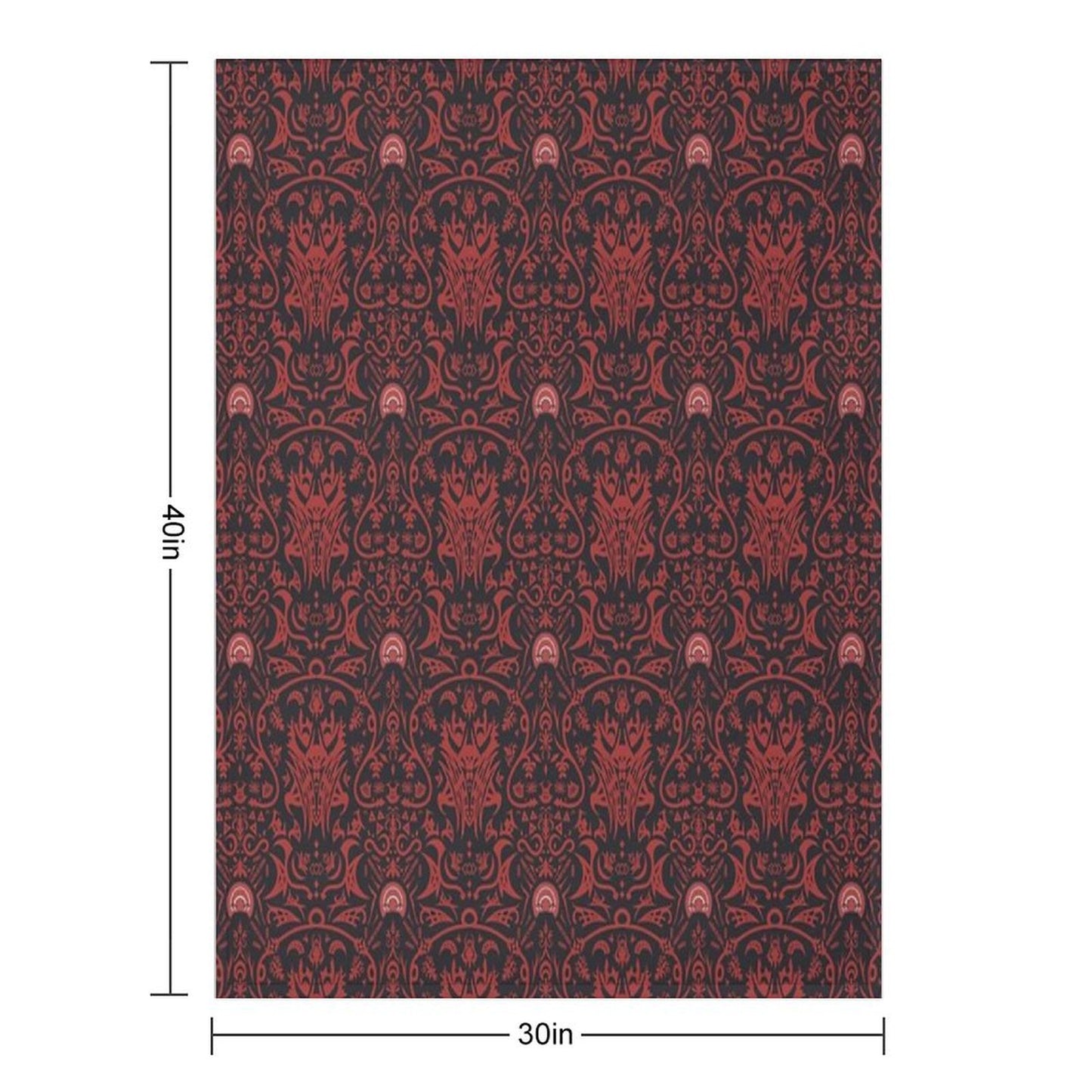 Emet-Selch's Composition Throw Blanket