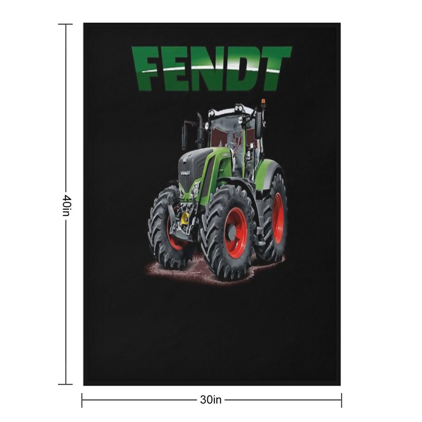 Fendt German Tractors Throw Blanket