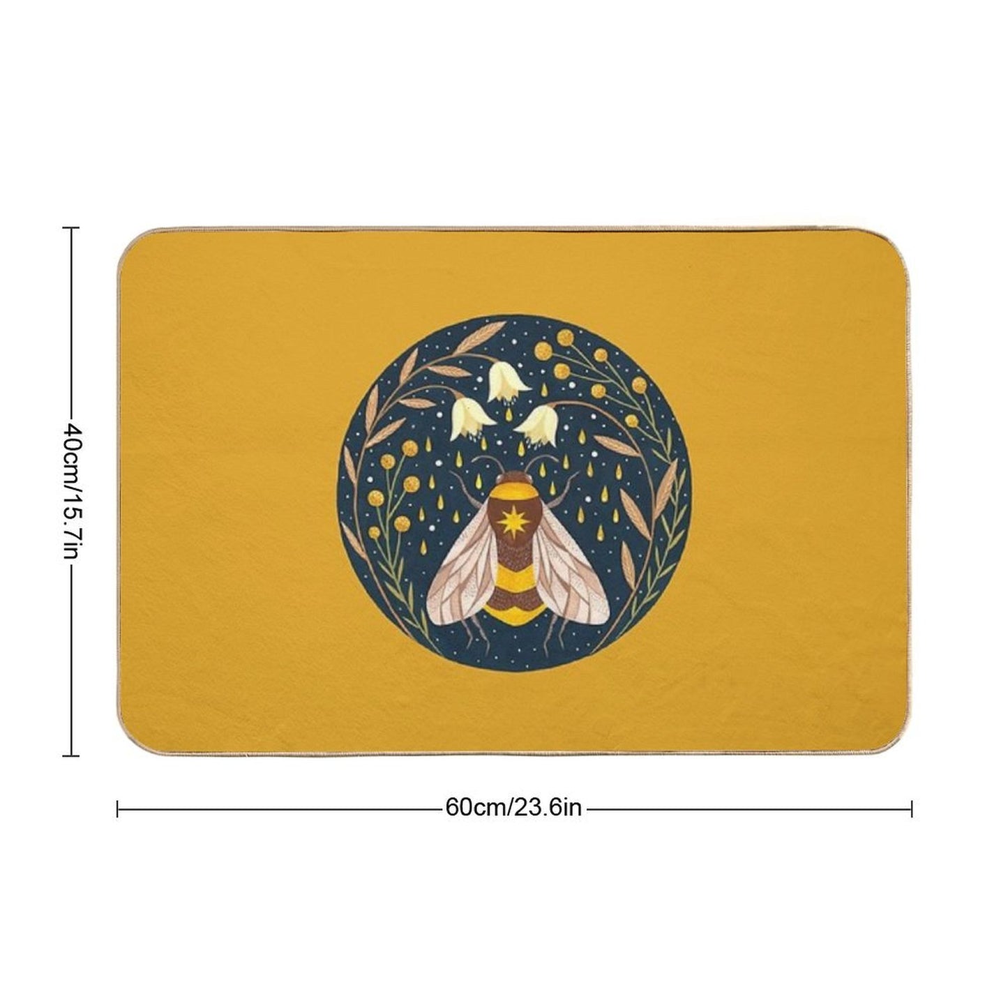 Harvester of Gold Bath Mat