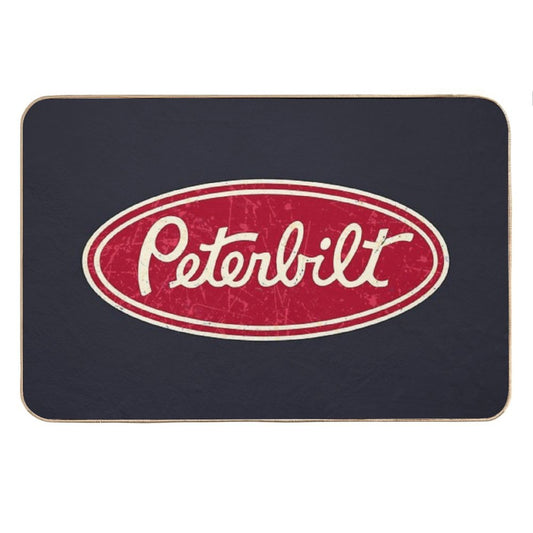 Peterbilt Truck Racing Vintage Bath Mat