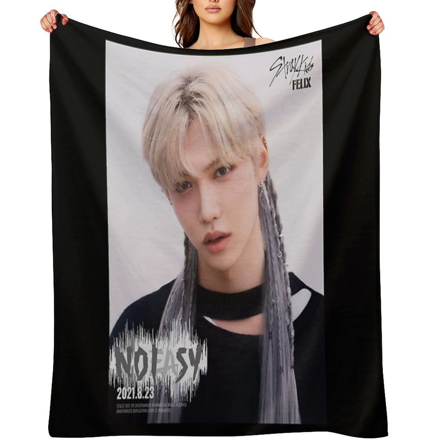 Stray Kids - Felix - Kpop Throw Blanket