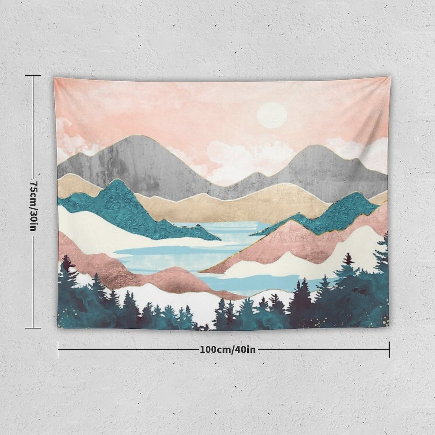 Lake Sunrise Tapestry