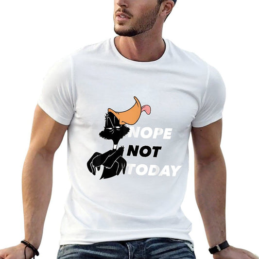 Looney Tunes Daffy Duck Nope Not Today  Relaxed-fit T-Shirt