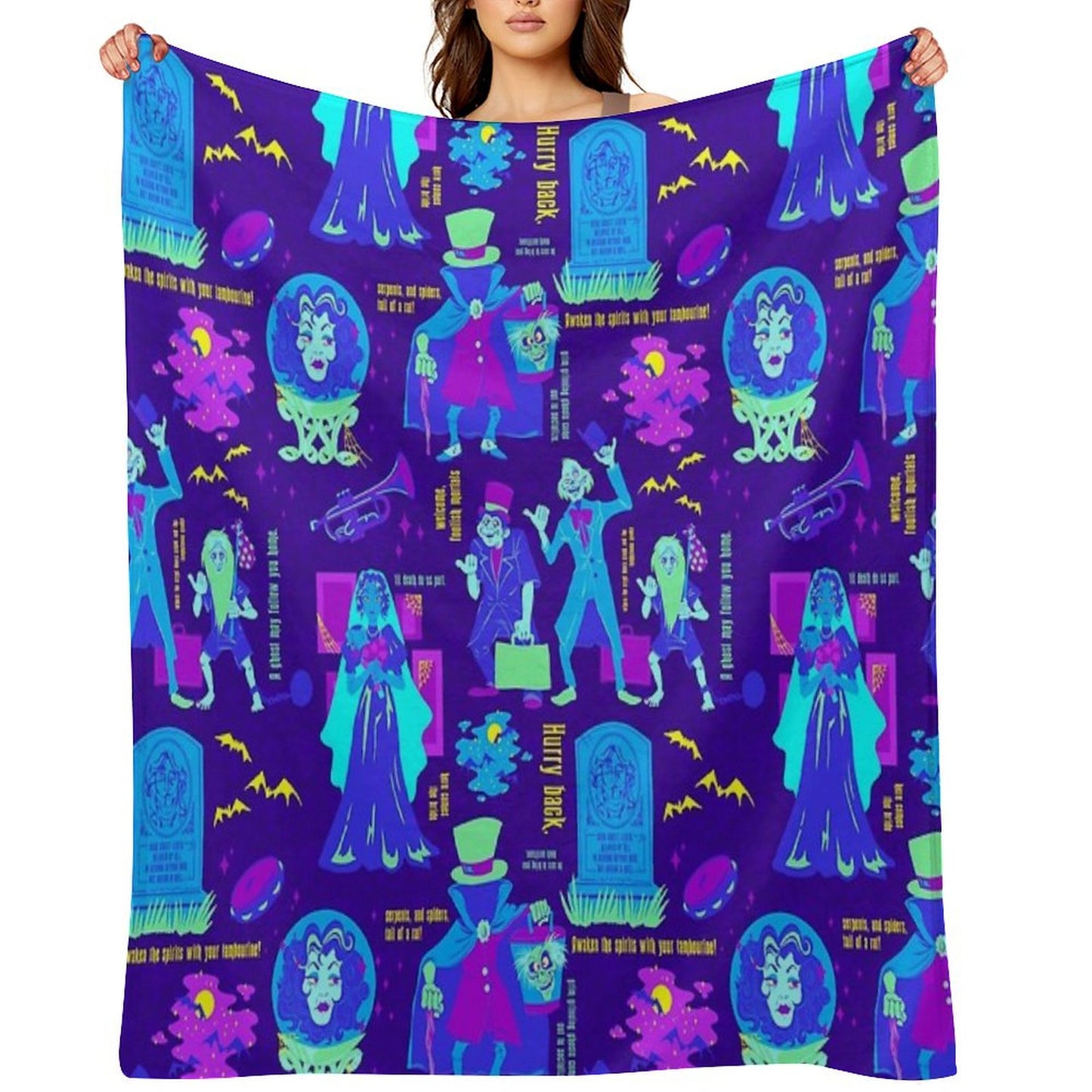 Happy Haunts. Throw Blanket