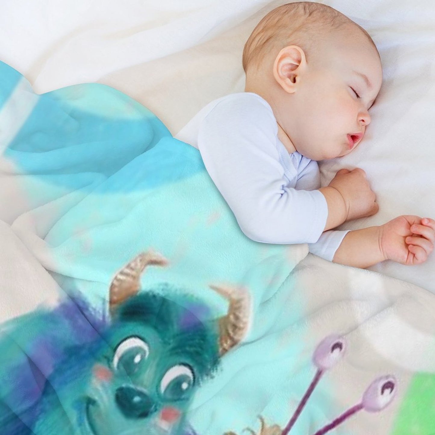 Monsters Inc Fanart Throw Blanket