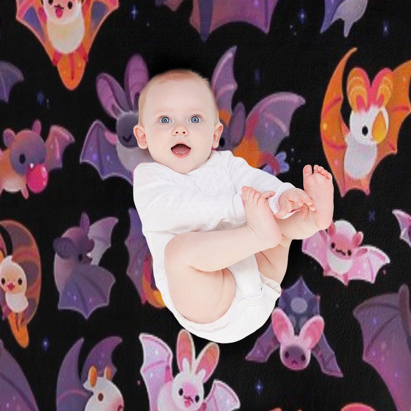 Bat - Dark Throw Blanket