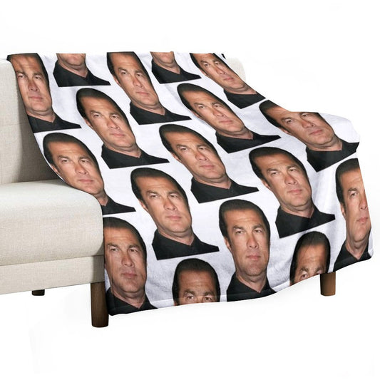Steven Seagal Throw Blanket