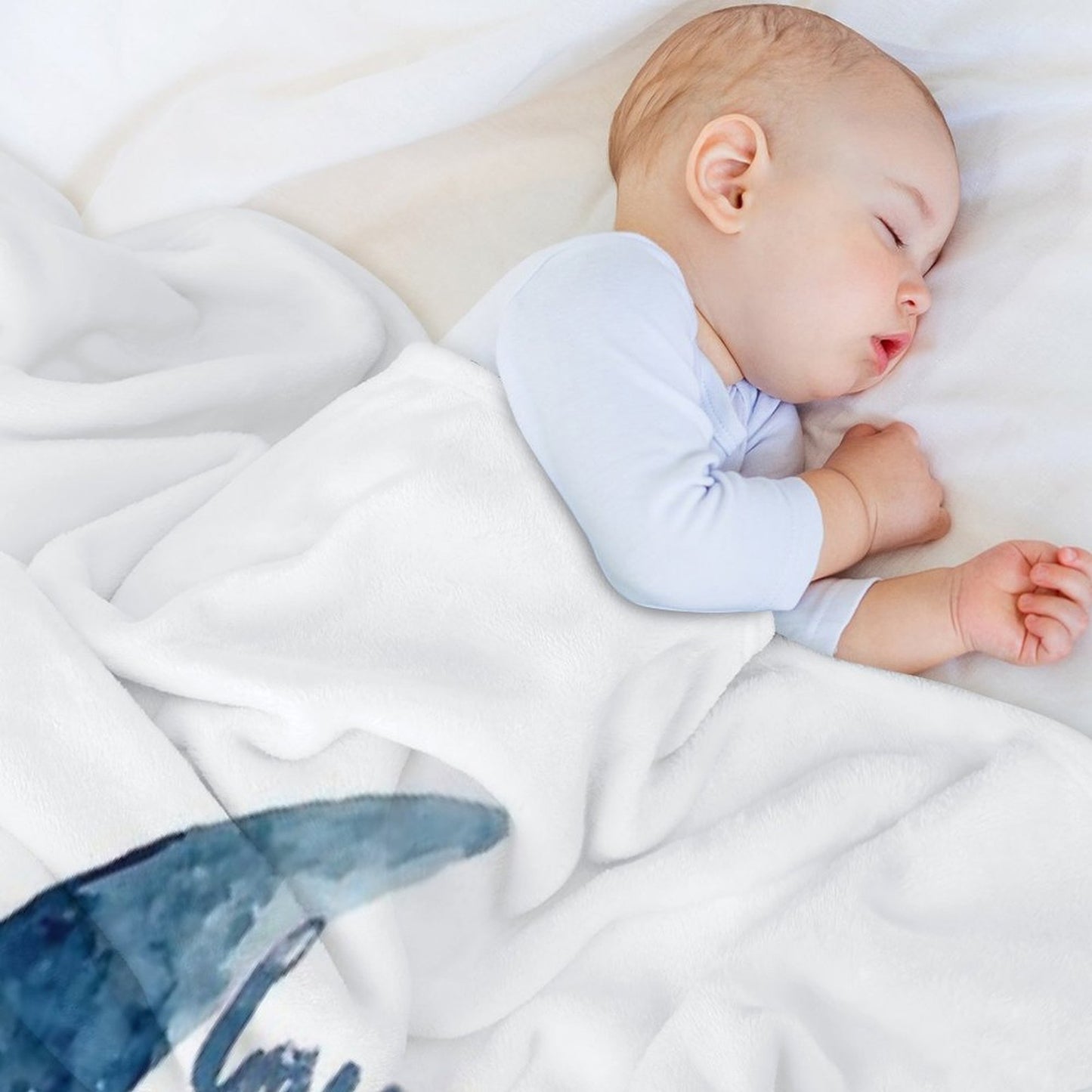 Love You to The Moon And Saturn Seven Throw Blanket