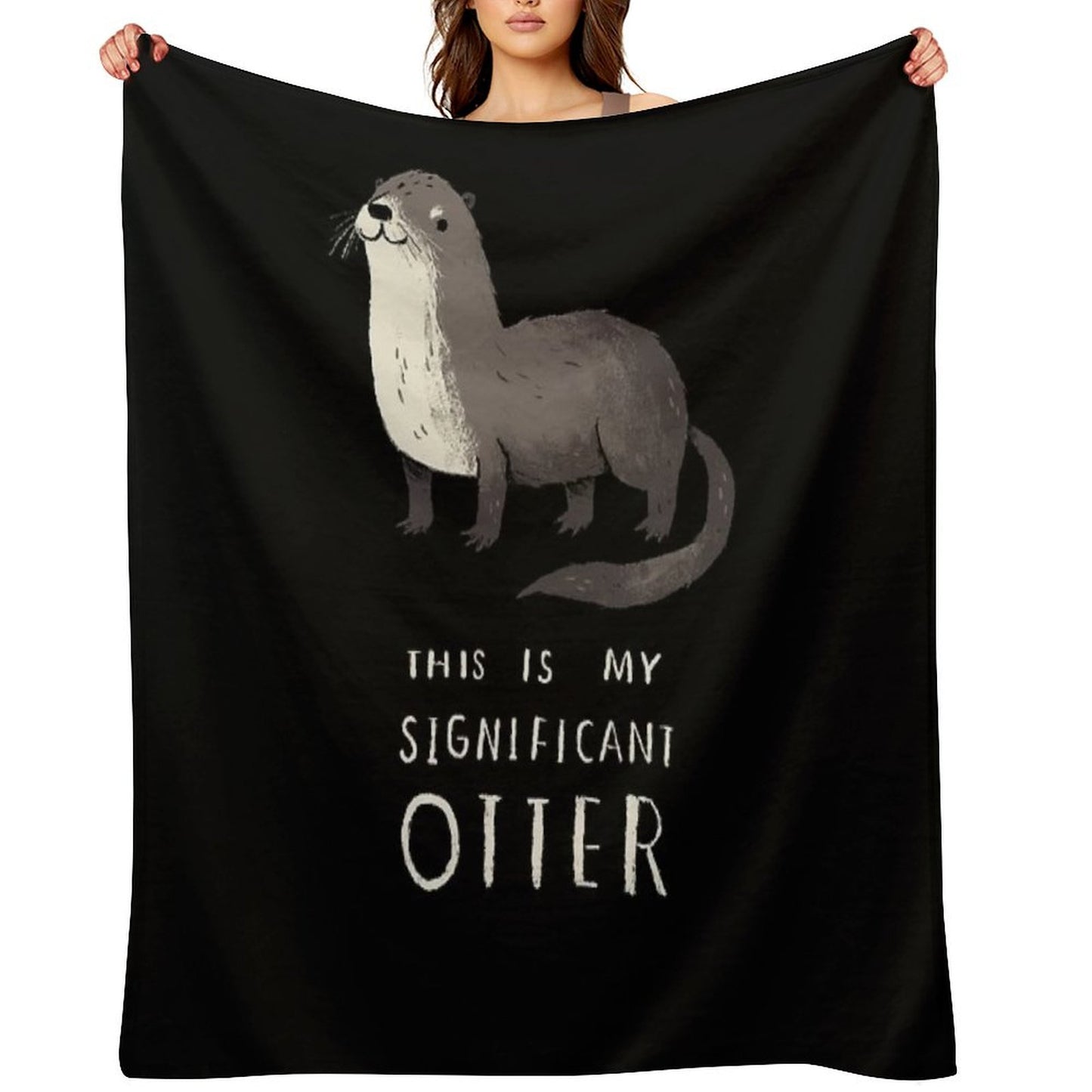 Significant Otter Throw Blanket