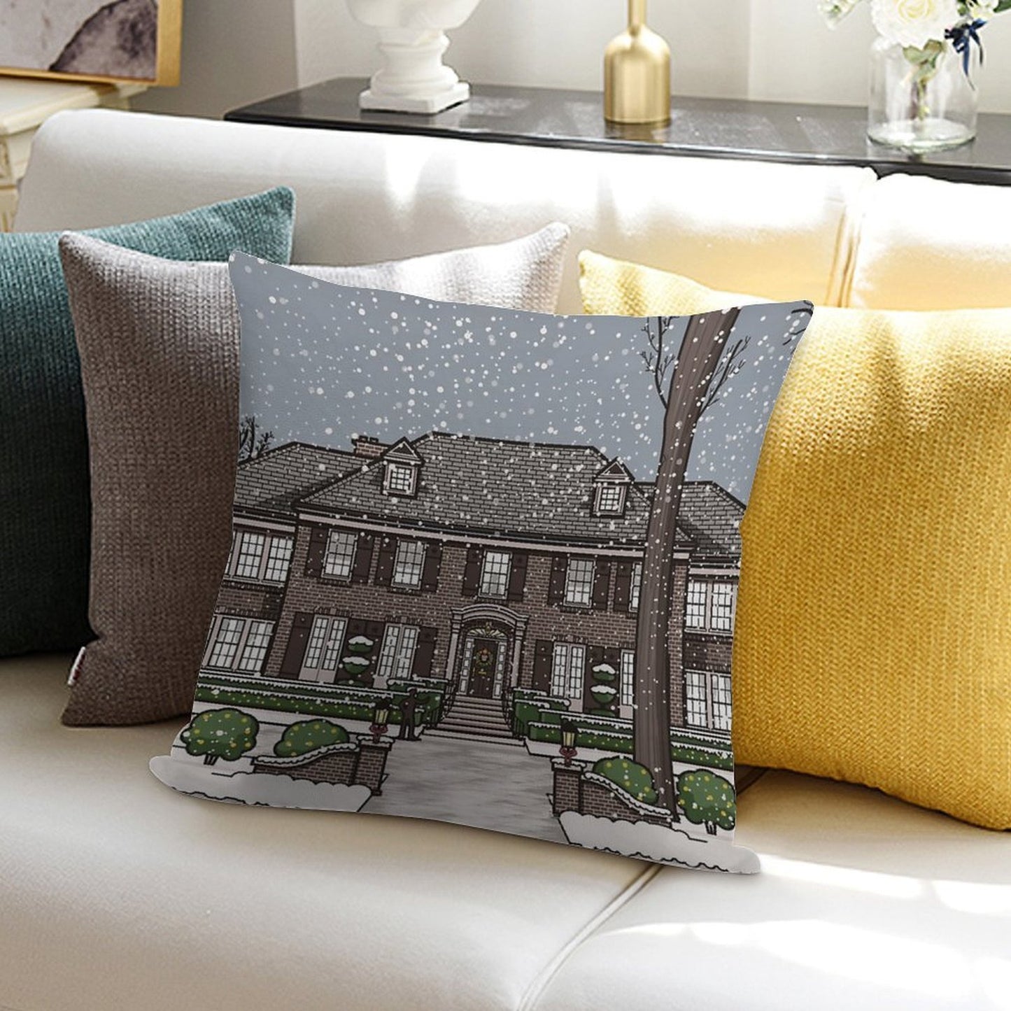 Home Alone Christmas Soft Warmth Comfort Throw Pillow