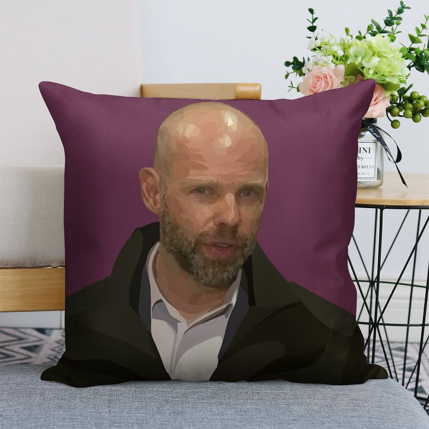 Jeroen Weimar – Victoria’s Commander of The Pandemic Response Linen Throw Pillow Cover