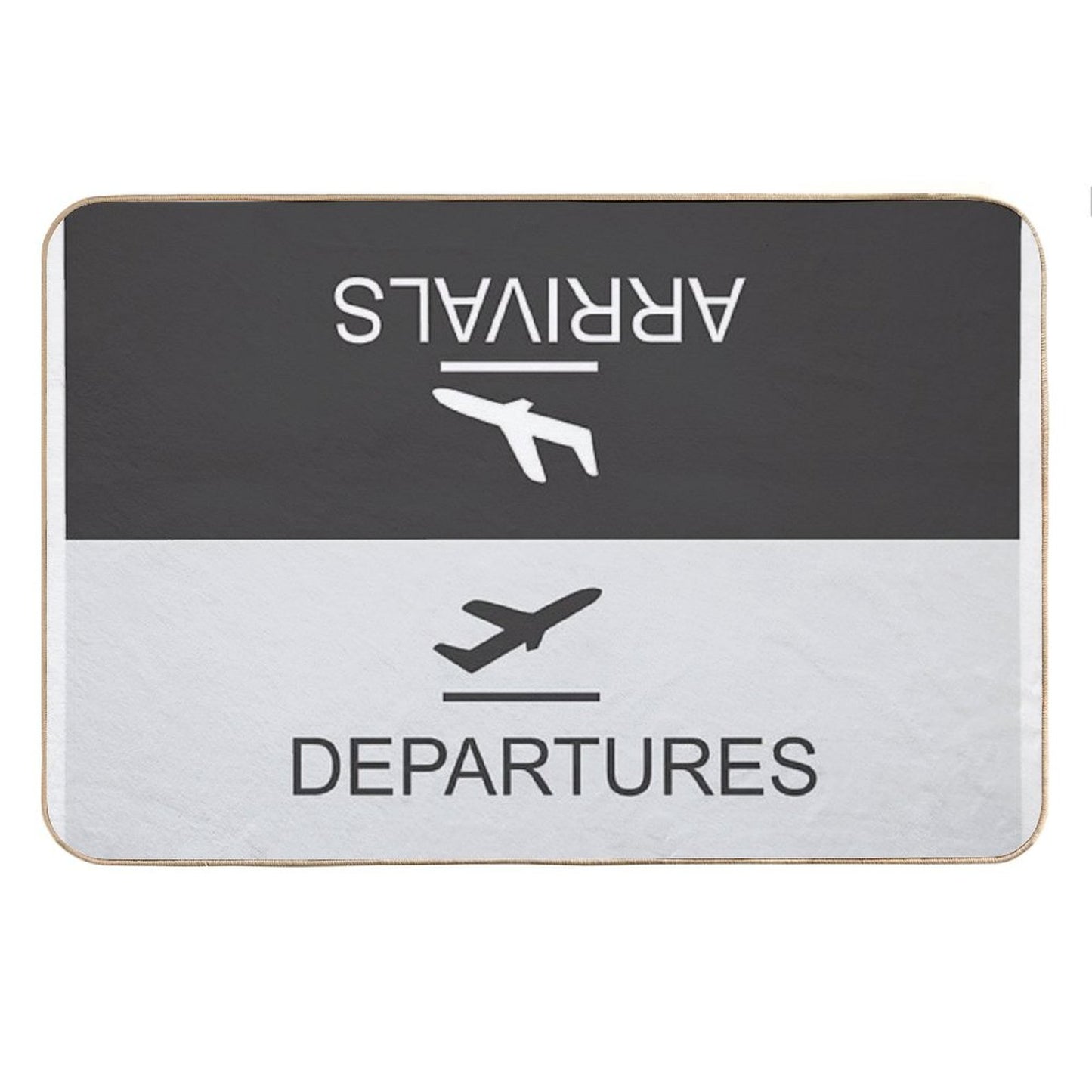 Flight Arrival And Departure Bath Mat