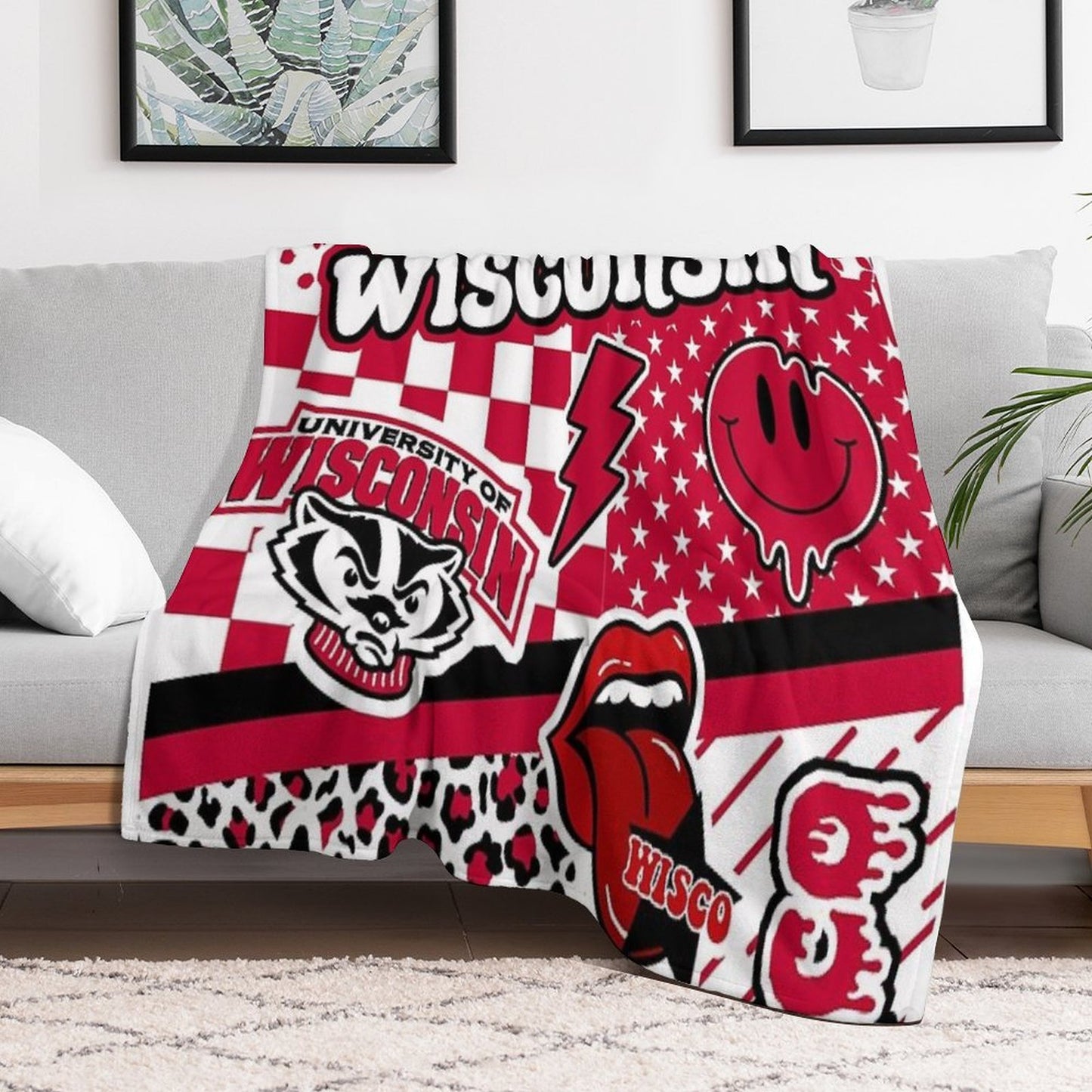 Wisconsin Throw Blanket