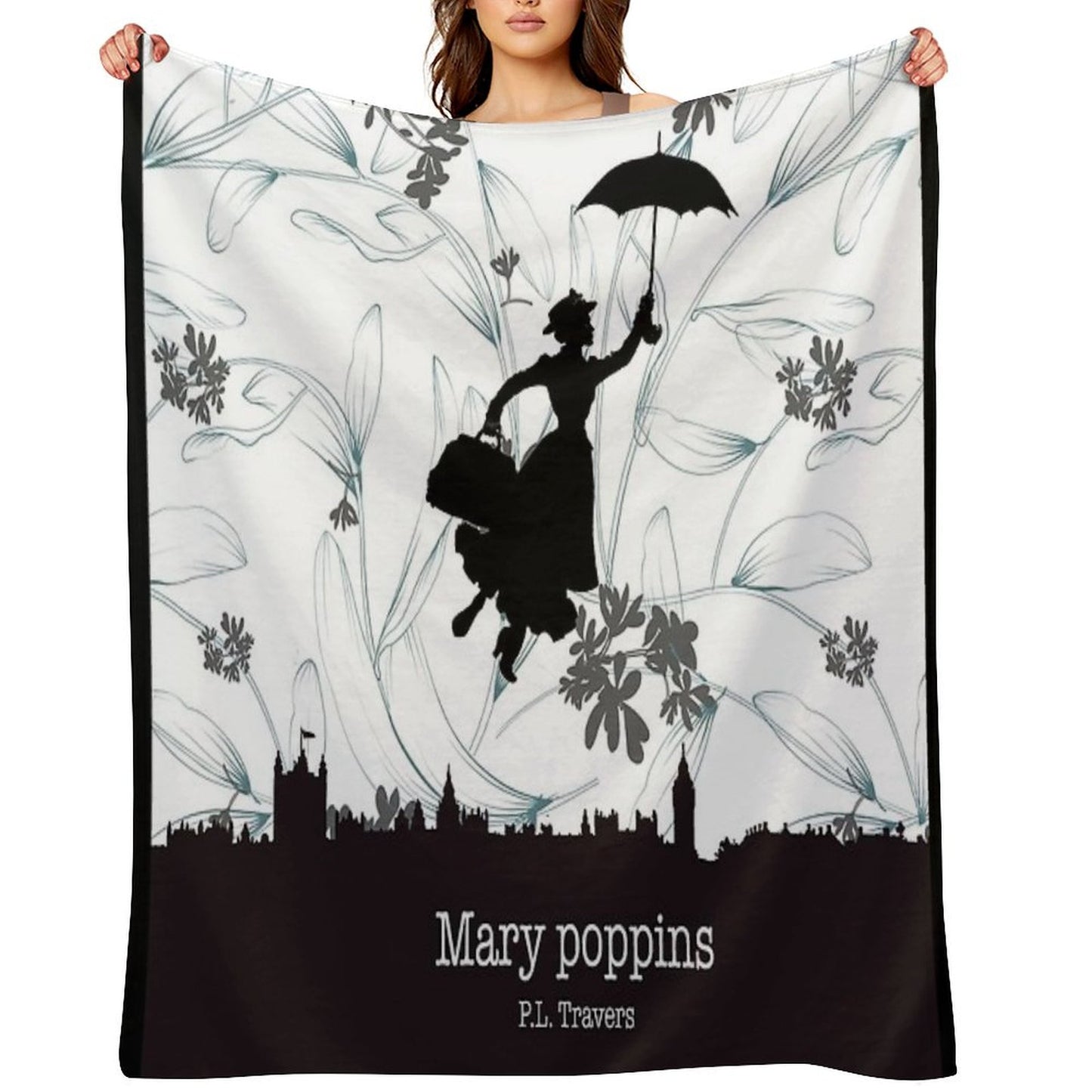 Mary Poppins Throw Blanket