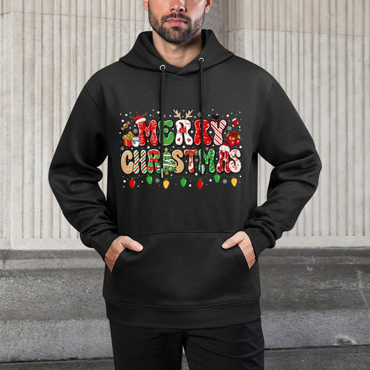 Merry Christmas Family Funny Christmas Women Men Xmas Kids Easy Care Hoodie