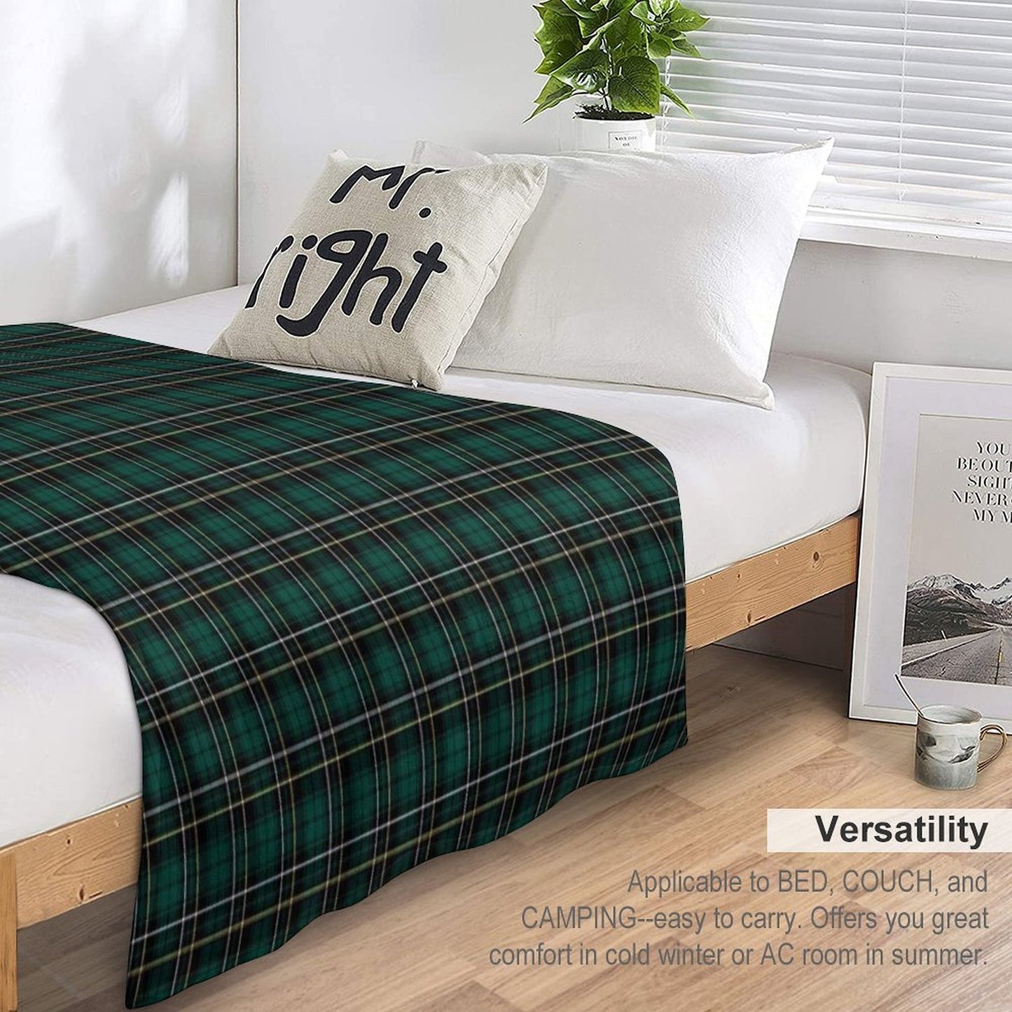 Clan MacAlpine Tartan Throw Blanket