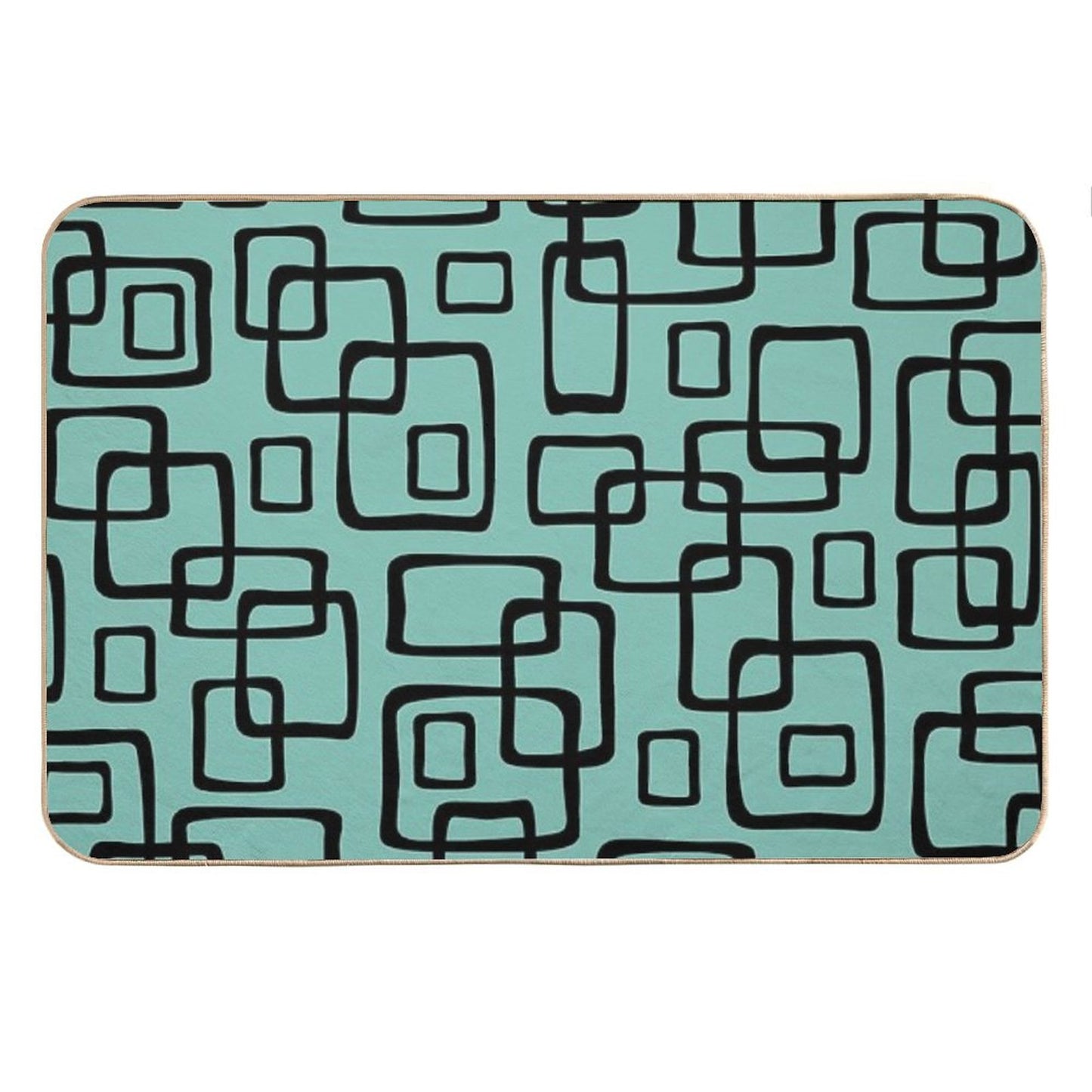 Mid Century Modern Decoration Bath Mat