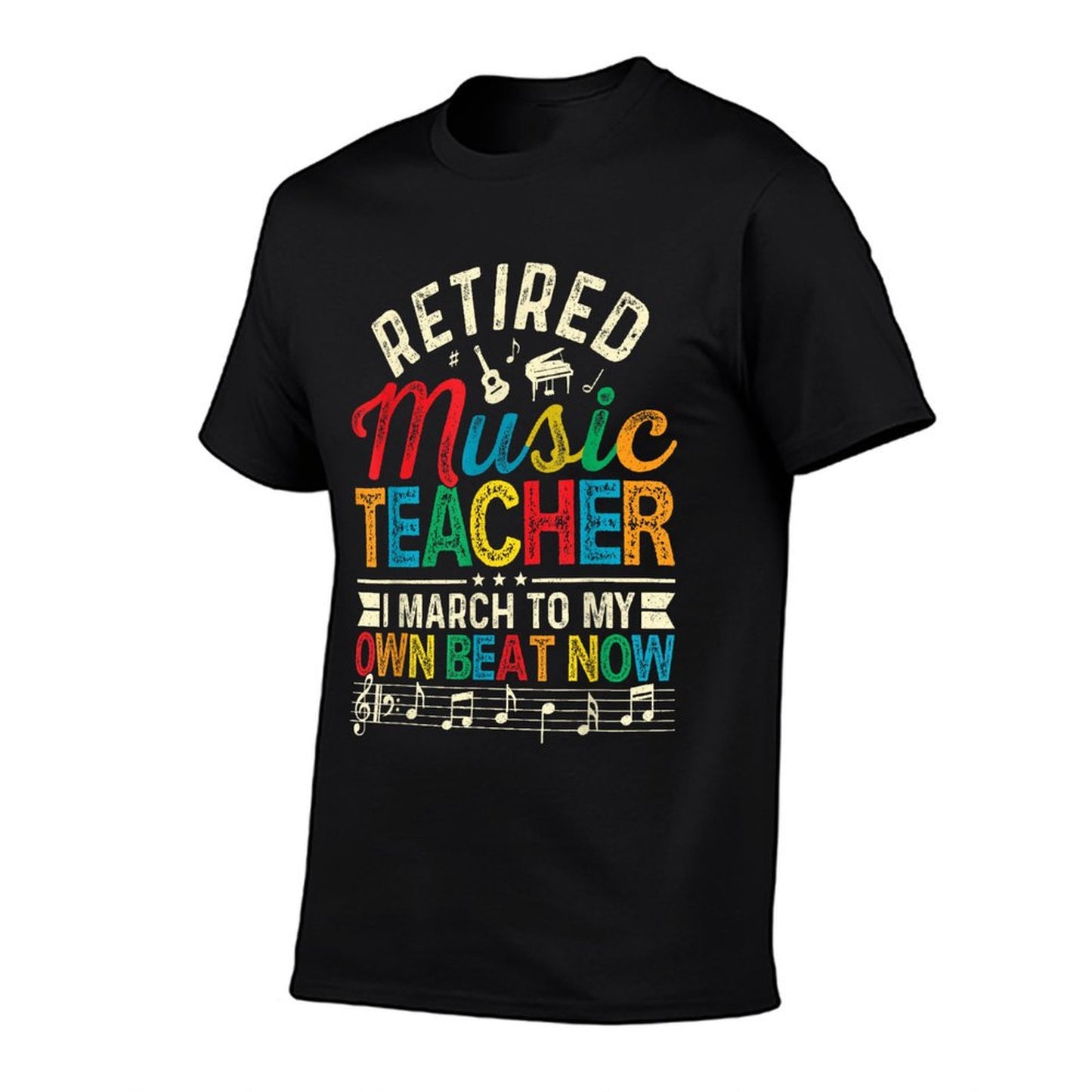 Funny Retired Music Teacher Gift Shirt Retirement Gift T-Shirt