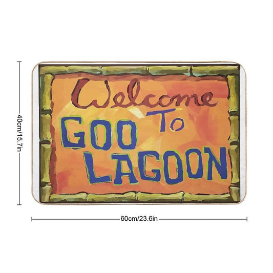Welcome To Goo Lagoon Bath Mat
