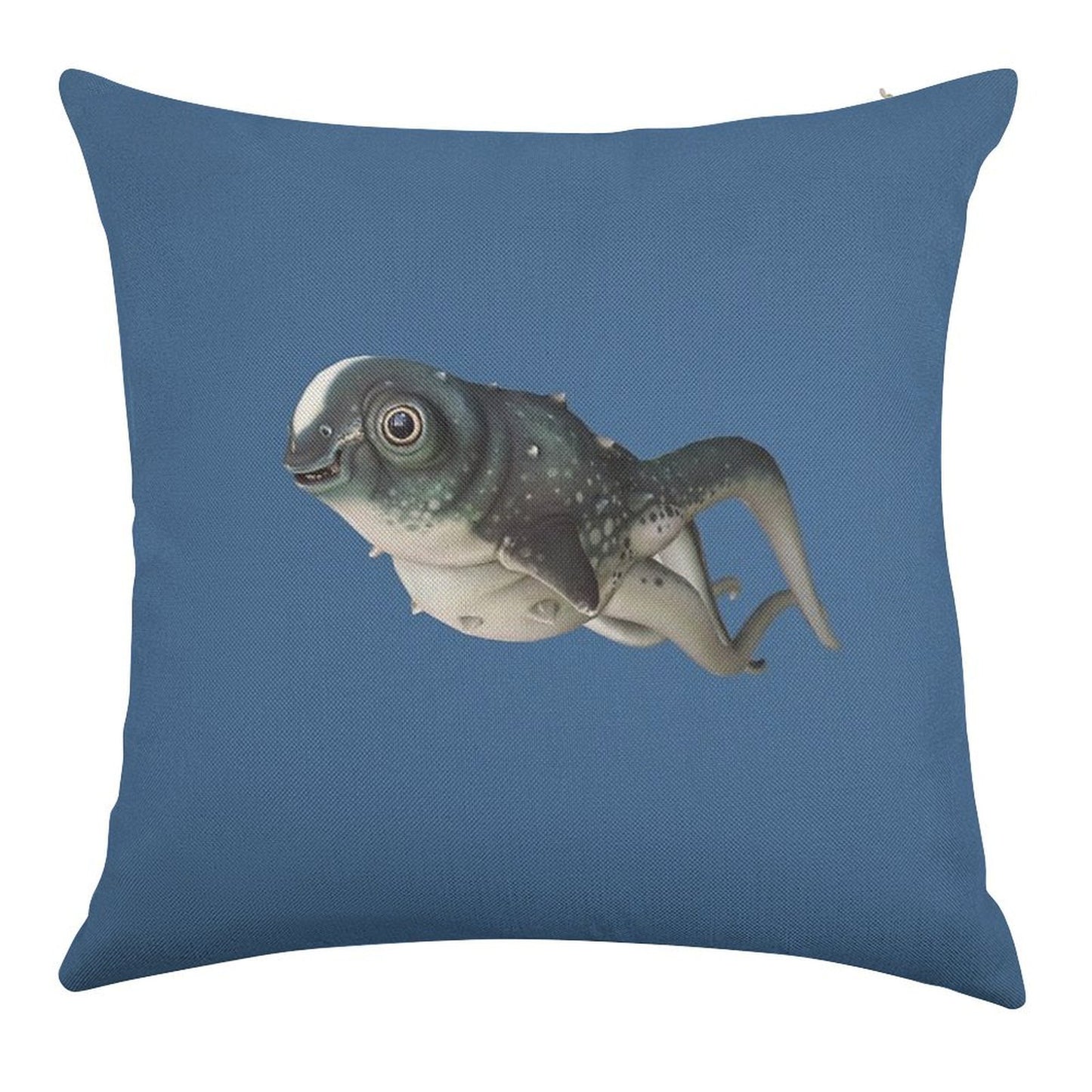 CuteFish Linen Throw Pillow Cover