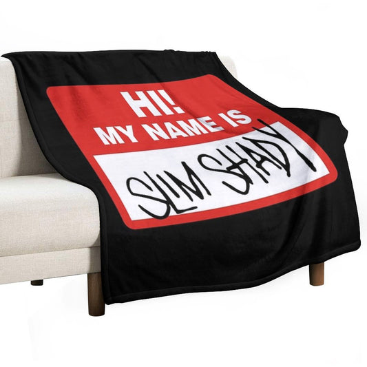 My Name Is Slim Shady Throw Blanket