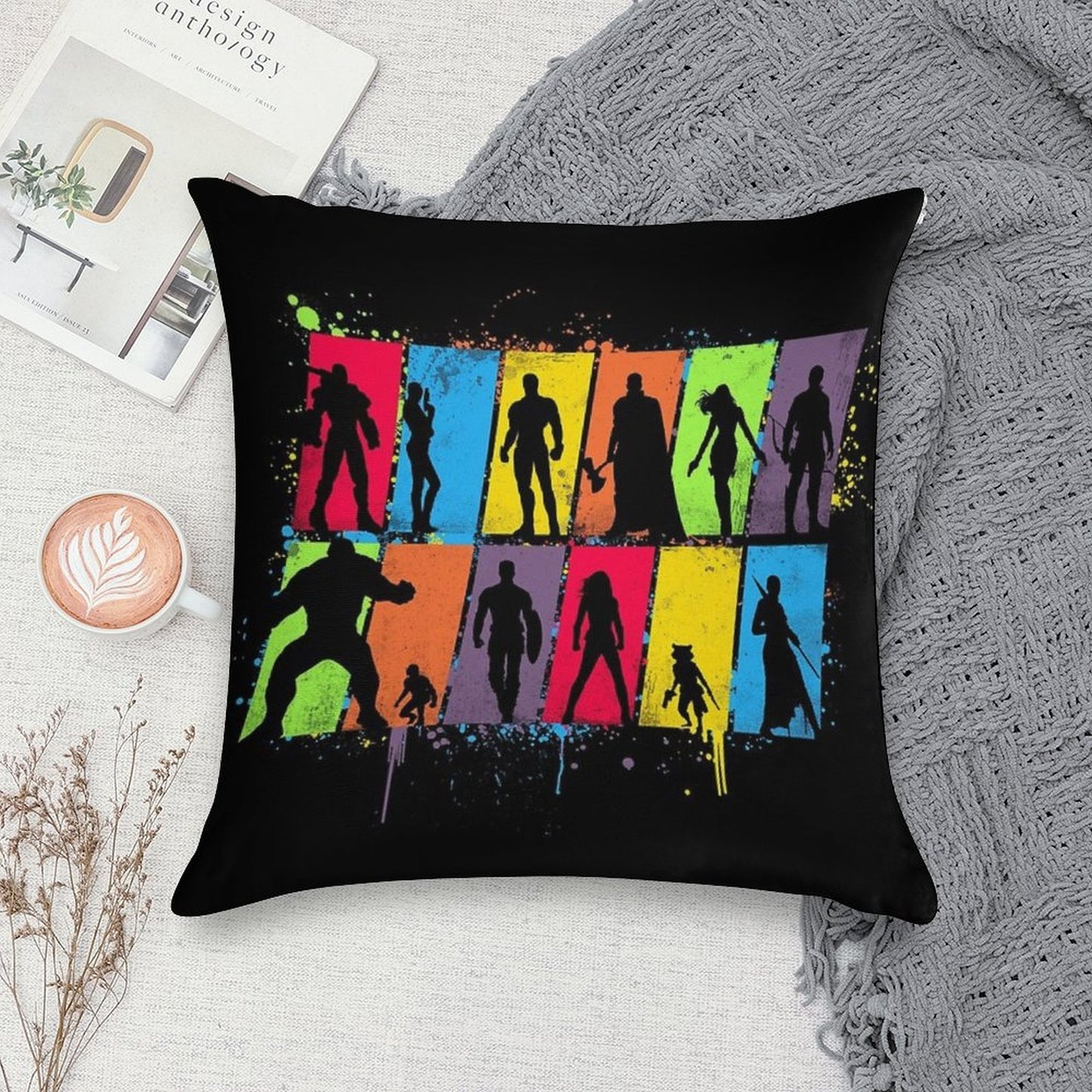 Whatever It Takes - Superhero Shirt Soft Home Decor Throw Pillow