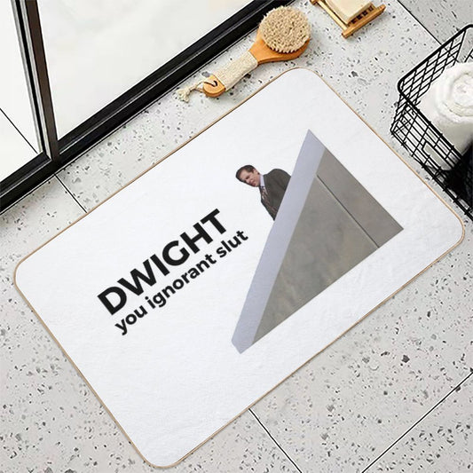 Dwight, You Ignorant Slut - The Office (U.S.) Bath Mat