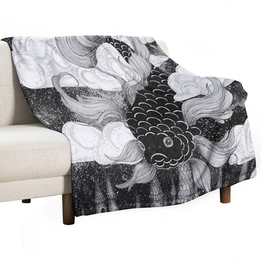 The Sky Fish Throw Blanket