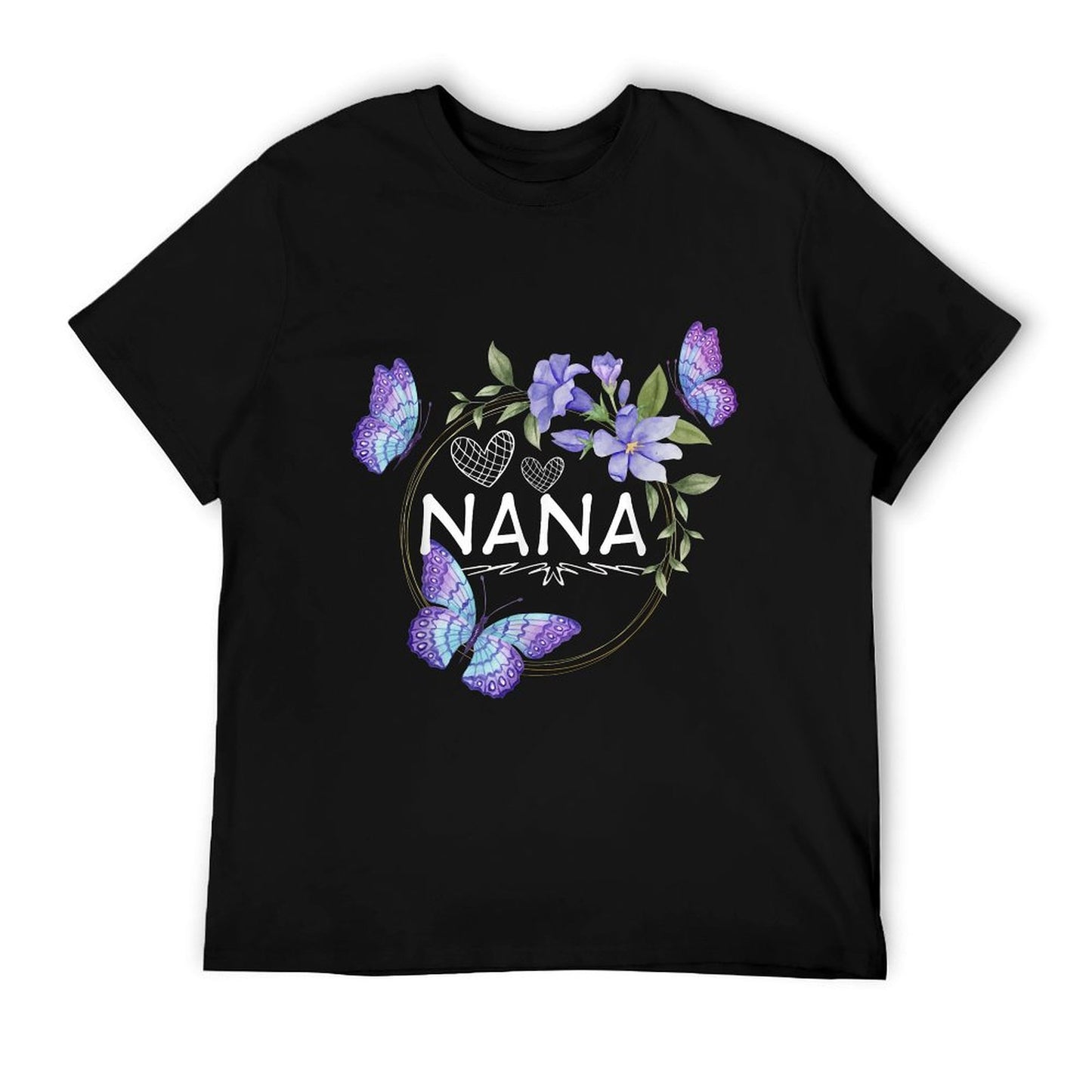 Nana Shirt For Women with Butterflies Mother's Day T-Shirt