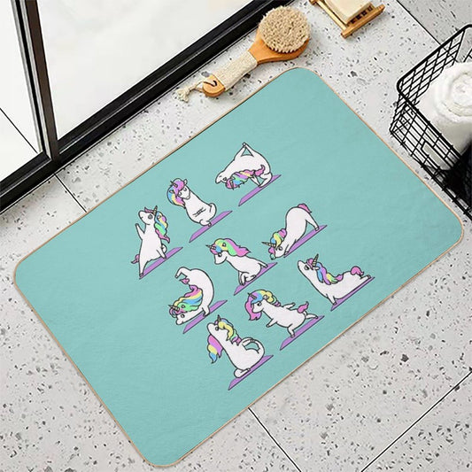 Unicorn Yoga Bath Mat
