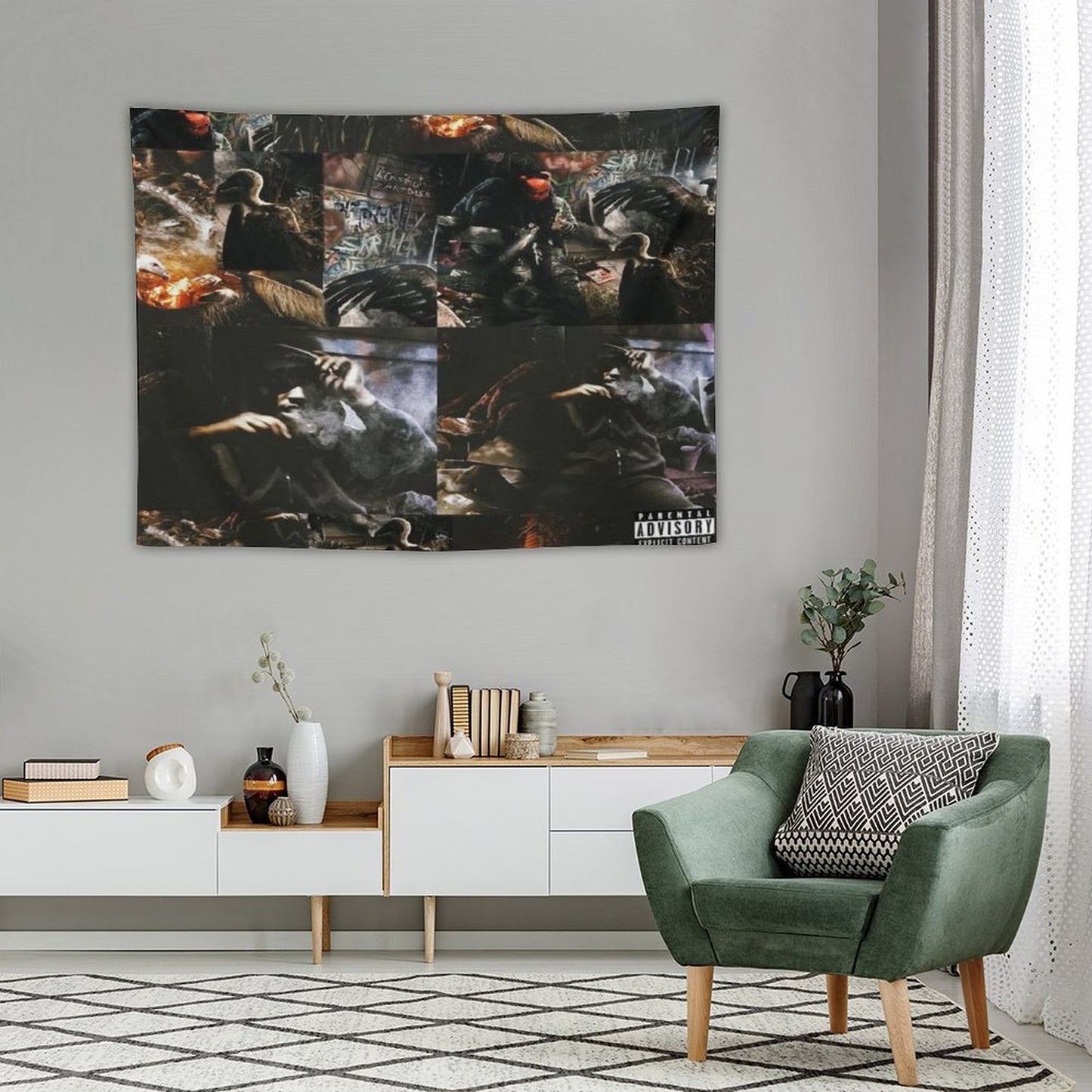 Zombie Love Kensington Paradise (Deluxe) Tapestry