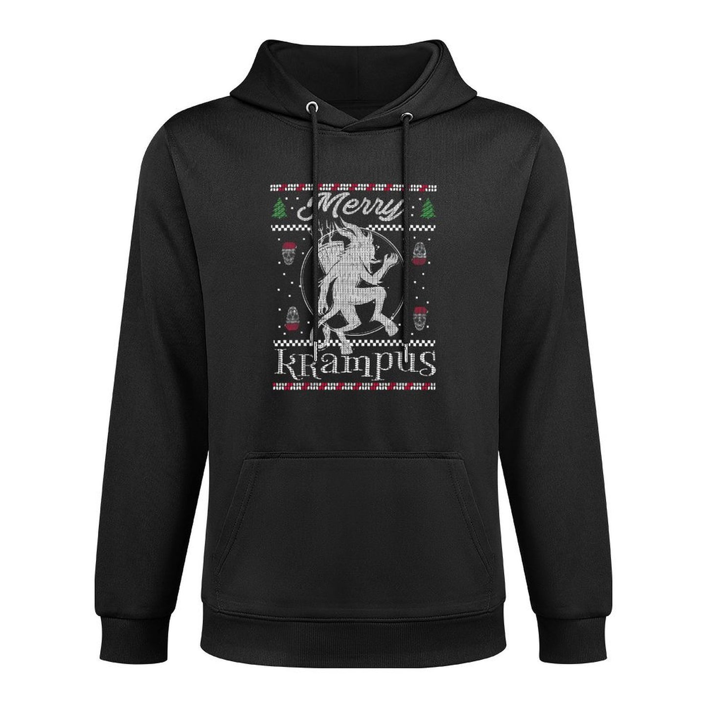 Merry Krampus Christmas Xmas Horror Ugly Sweater Evil Pajama Casual Wear Hoodie