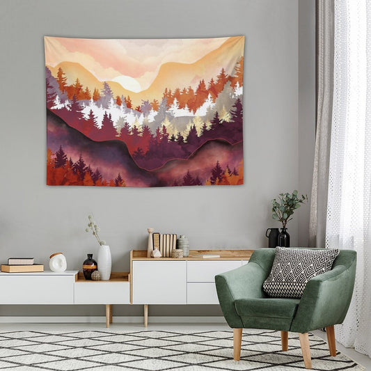 Amber Forest Tapestry