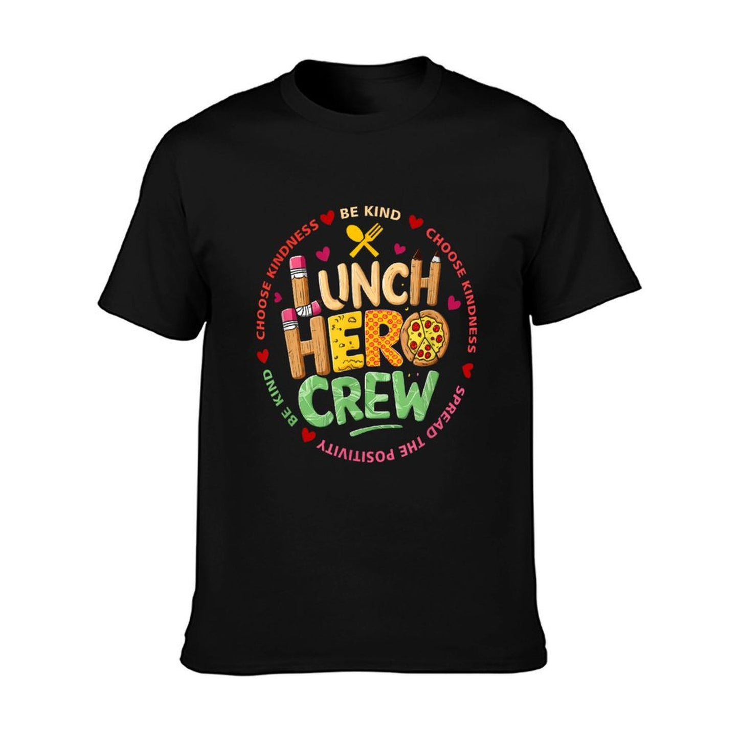School Lunch Hero Squad Funny Cafeteria Workers Crew Lady T-Shirt