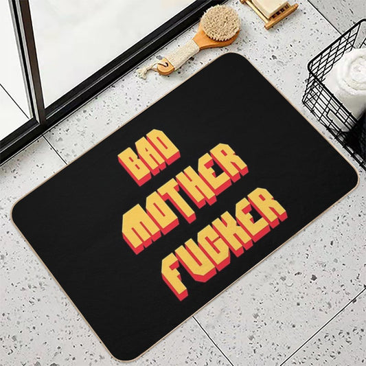 Bad Mother Fucker Pulp Fiction Tarantino Samuel L Jackson 80s Movie Bath Mat