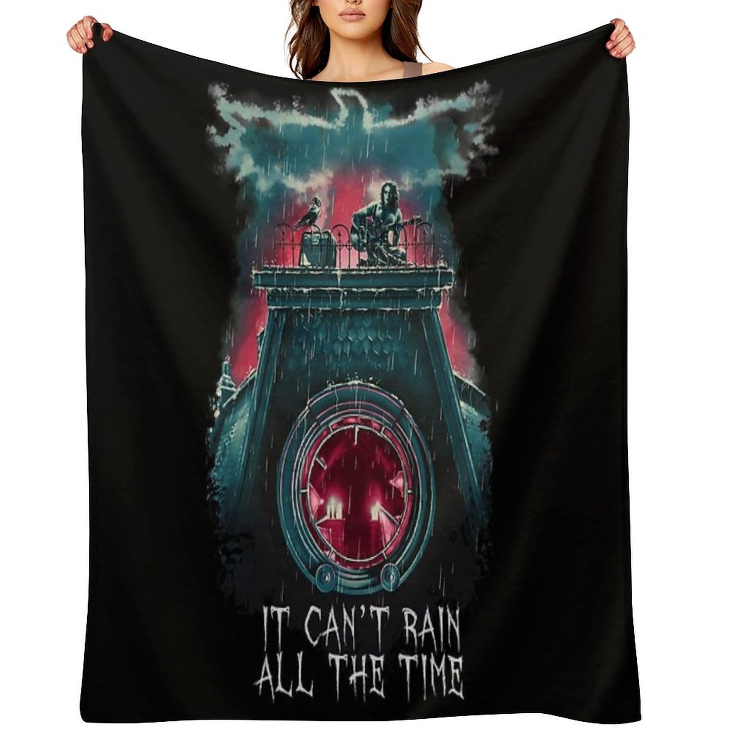Brandon Lee The Crow Throw Blanket